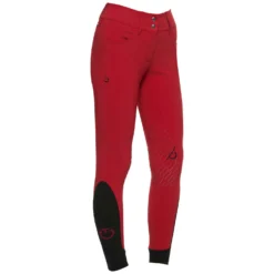 Cavalleria Toscana CT Team Red Stripe High Waist Full Grip Breeches -Equestrian Supplies 338470 RE 3