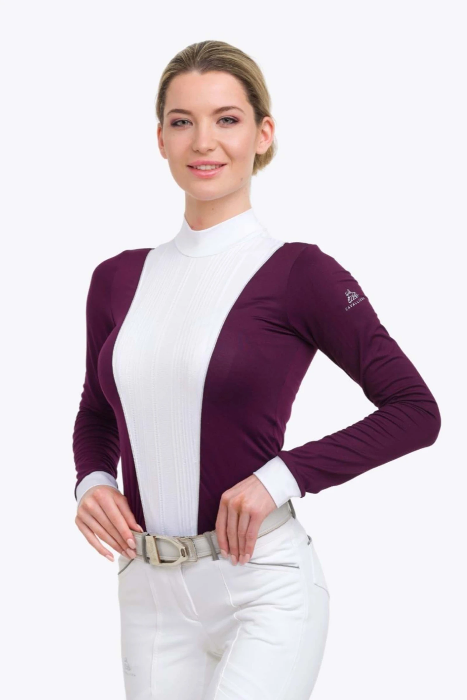 Cavalliera Queen Women's Long Sleeve Show Shirt 1 Cavalliera Queen Women's Long Sleeve Show Shirt