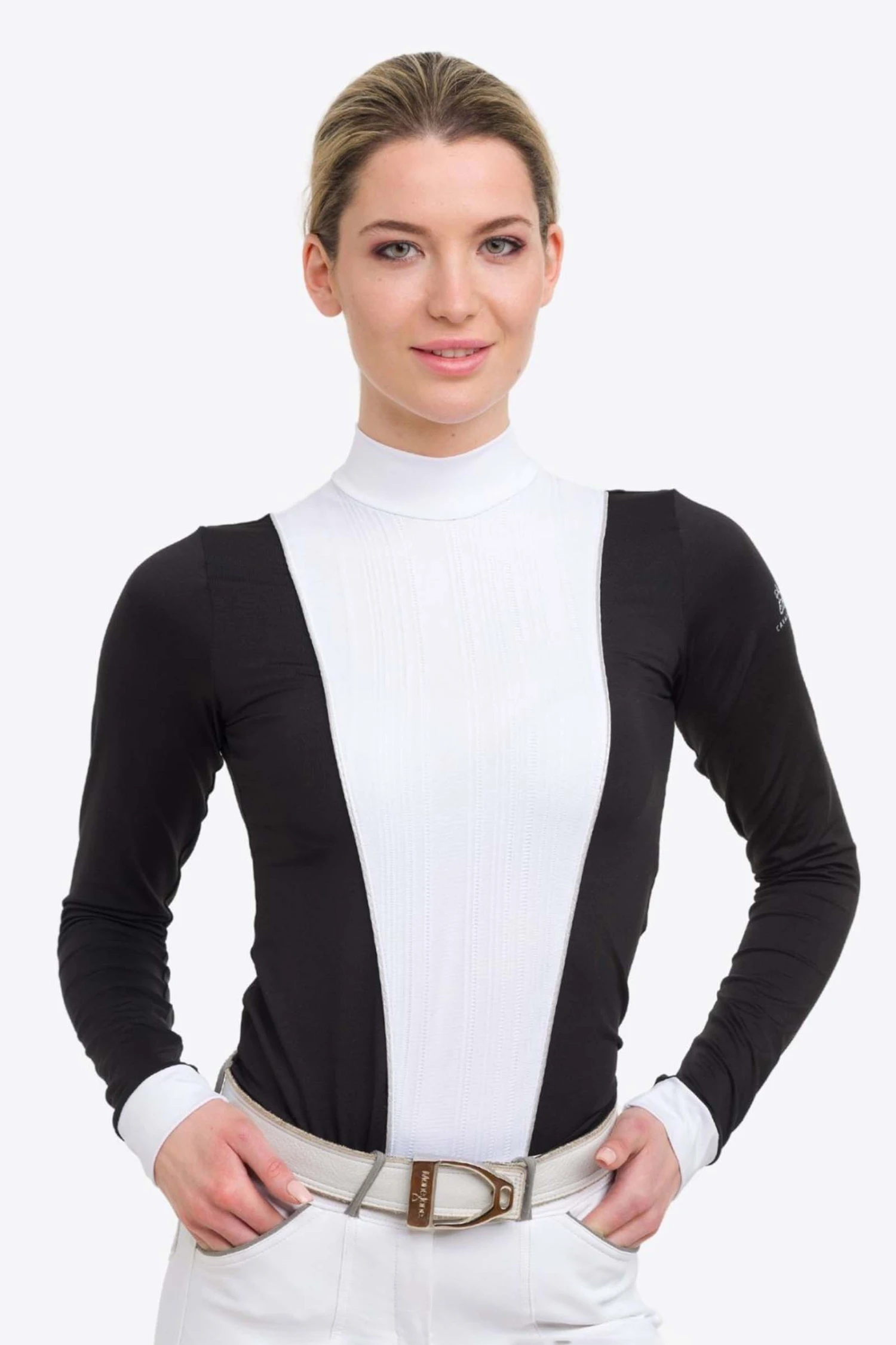Cavalliera Queen Women's Long Sleeve Show Shirt 4 Cavalliera Queen Women's Long Sleeve Show Shirt - Image 4