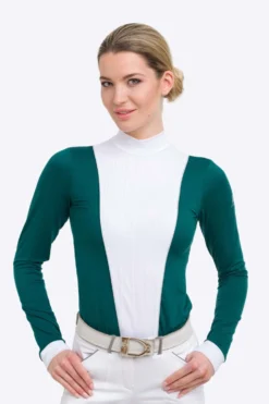 Cavalliera Queen Women's Long Sleeve Show Shirt 23 Cavalliera Queen Women's Long Sleeve Show Shirt -Equestrian Supplies 341023 EGR 2