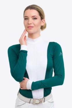 Cavalliera Queen Women's Long Sleeve Show Shirt 24 Cavalliera Queen Women's Long Sleeve Show Shirt -Equestrian Supplies 341023 EGR 3