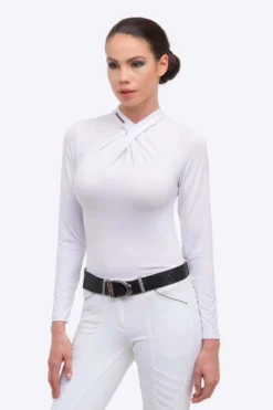 Cavalliera Rose Gold Chic Women's Long Sleeve Show Shirt