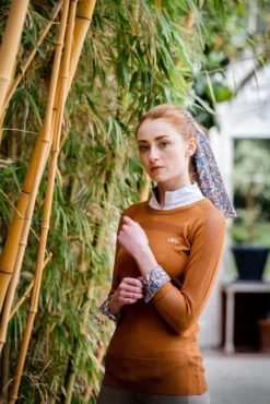 AA Aria Women's Perforated Sweater -Equestrian Supplies 341835 GBR 4