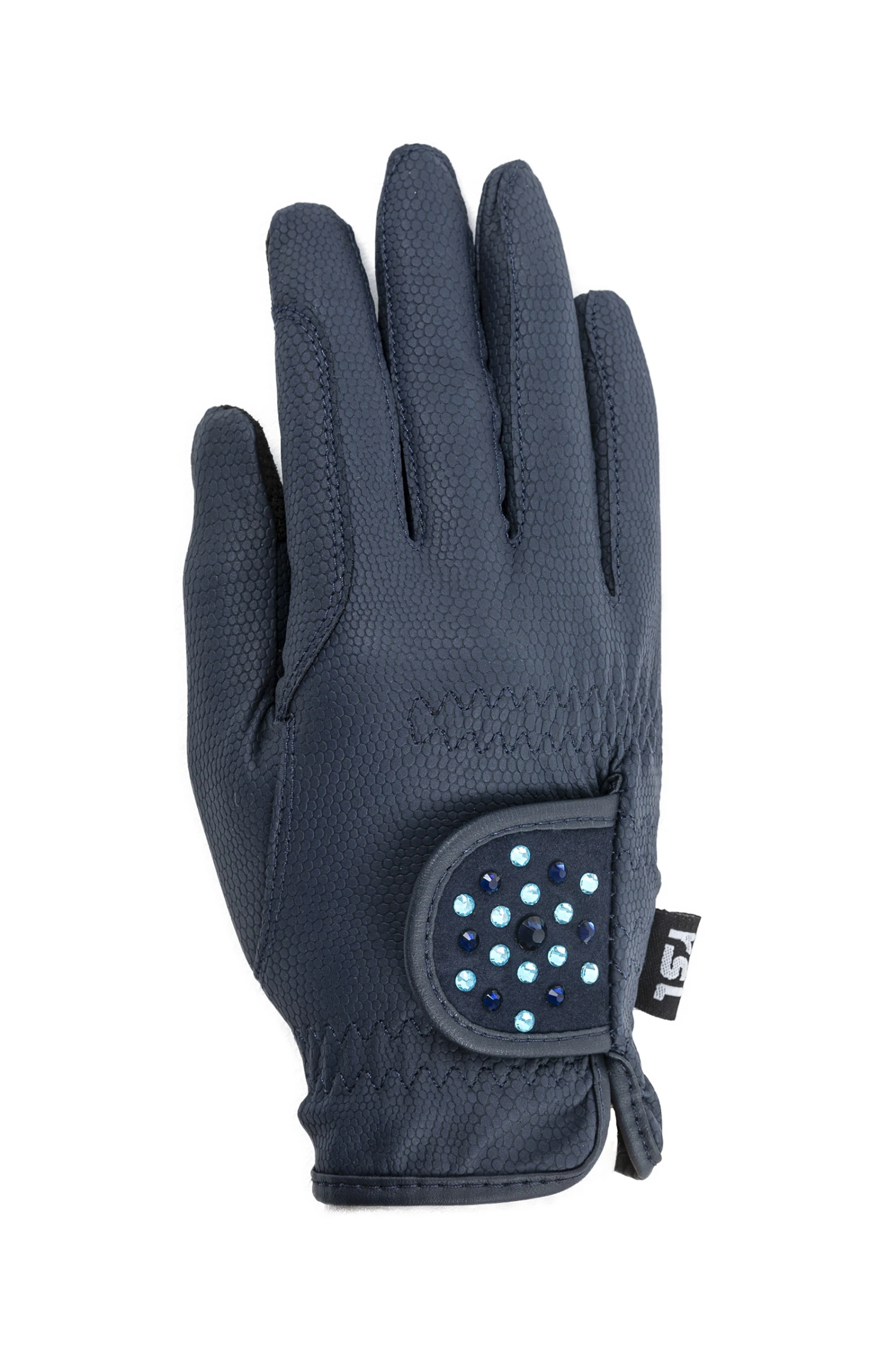 RSL Ascona Riding Gloves With Glitter Stones 3 RSL Ascona Riding Gloves With Glitter Stones - Image 3
