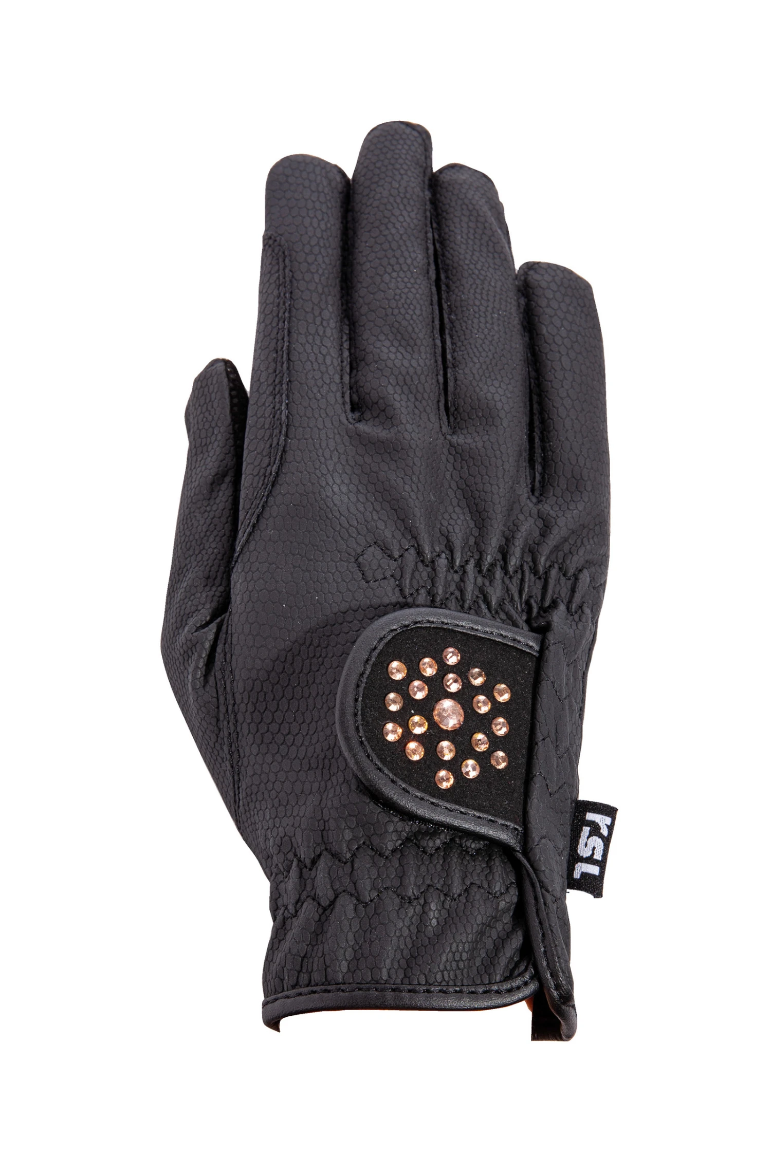 RSL Ascona Riding Gloves With Glitter Stones 7 RSL Ascona Riding Gloves With Glitter Stones - Image 7