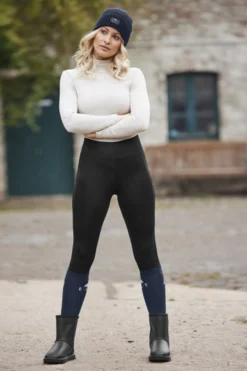 Waldhausen ELT Ella Women's Full Grip Thermo Riding Tights -Equestrian Supplies 343997 BL 3