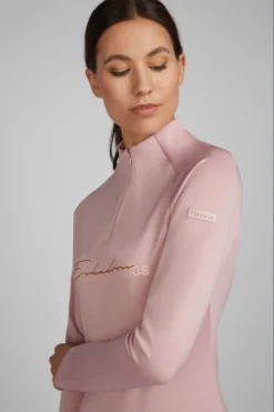 Eskadron Heritage Fanatics AW2023 Women's Half-Zip Jersey Shirt -Equestrian Supplies 345671 PLPI 03