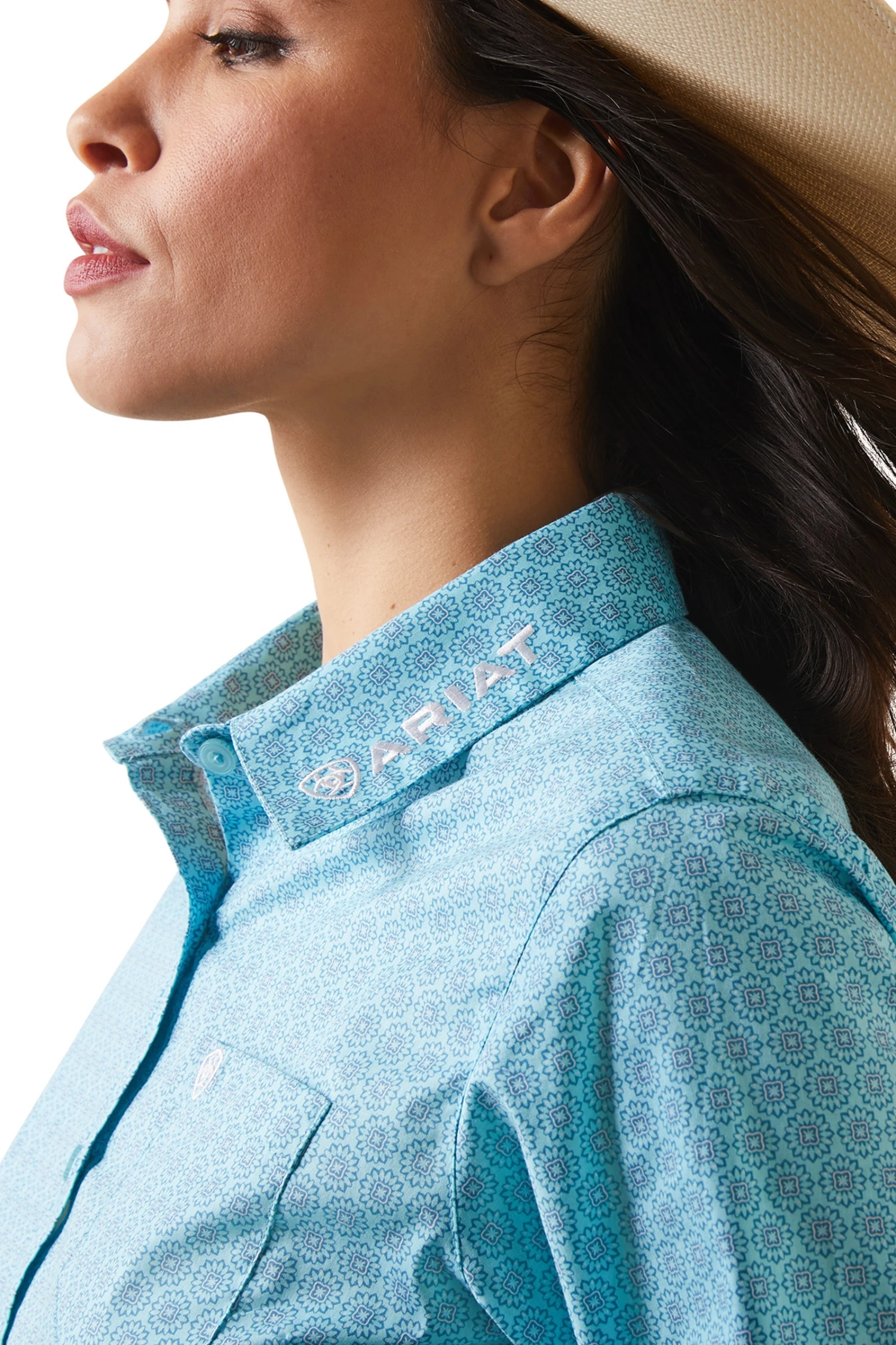 Ariat Women's Team Kirby Stretch Longsleeve Shirt 9 Ariat Women's Team Kirby Stretch Longsleeve Shirt - Image 9