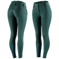 Horze Daniela Women's Silicone Full Seat Breeches -Equestrian Supplies 36037 BTGR 1