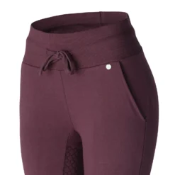 Horze Elinor Women's Cotton Riding Tights -Equestrian Supplies 36045 EDPU 3