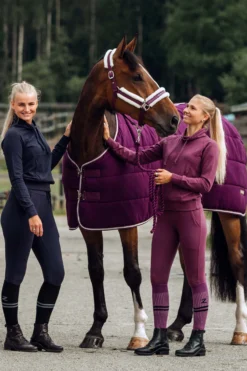 Horze Elinor Women's Cotton Riding Tights -Equestrian Supplies 36045 vdb 03