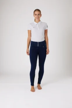Horze Kacy Women's Denim Thermo Full Seat Breeches -Equestrian Supplies 36062 db 03