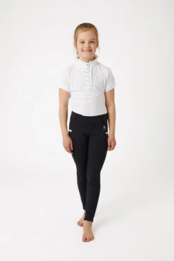 Horze Lucinda Kids High Waist Silicone Full Seat Tights 14 Horze Lucinda Kids High Waist Silicone Full Seat Tights -Equestrian Supplies 36065 vdb 03