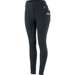 Horze Lucinda Women's High Waist Tights With Silicone Full Seat -Equestrian Supplies 36075 VDB 2