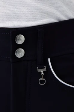 Horze Aubrey Kid's High Waist Breeches With Silicone Full Seat -Equestrian Supplies 36084 vdb 05