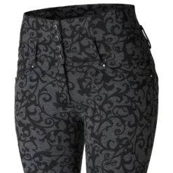 Horze Tara Women's High Waist Full Seat Breeches -Equestrian Supplies 36091 BL G 4