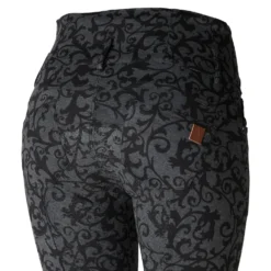 Horze Tara Women's High Waist Full Seat Breeches -Equestrian Supplies 36091 BL G 5