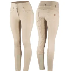 Horze Tara Women's High Waist Full Seat Breeches -Equestrian Supplies 36091 TFBE 1
