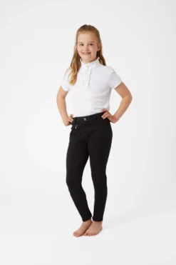 Horze Kids Active Silicone Grip Full Seat Breeches 22 Horze Kids Active Silicone Grip Full Seat Breeches -Equestrian Supplies 36278 BL 3