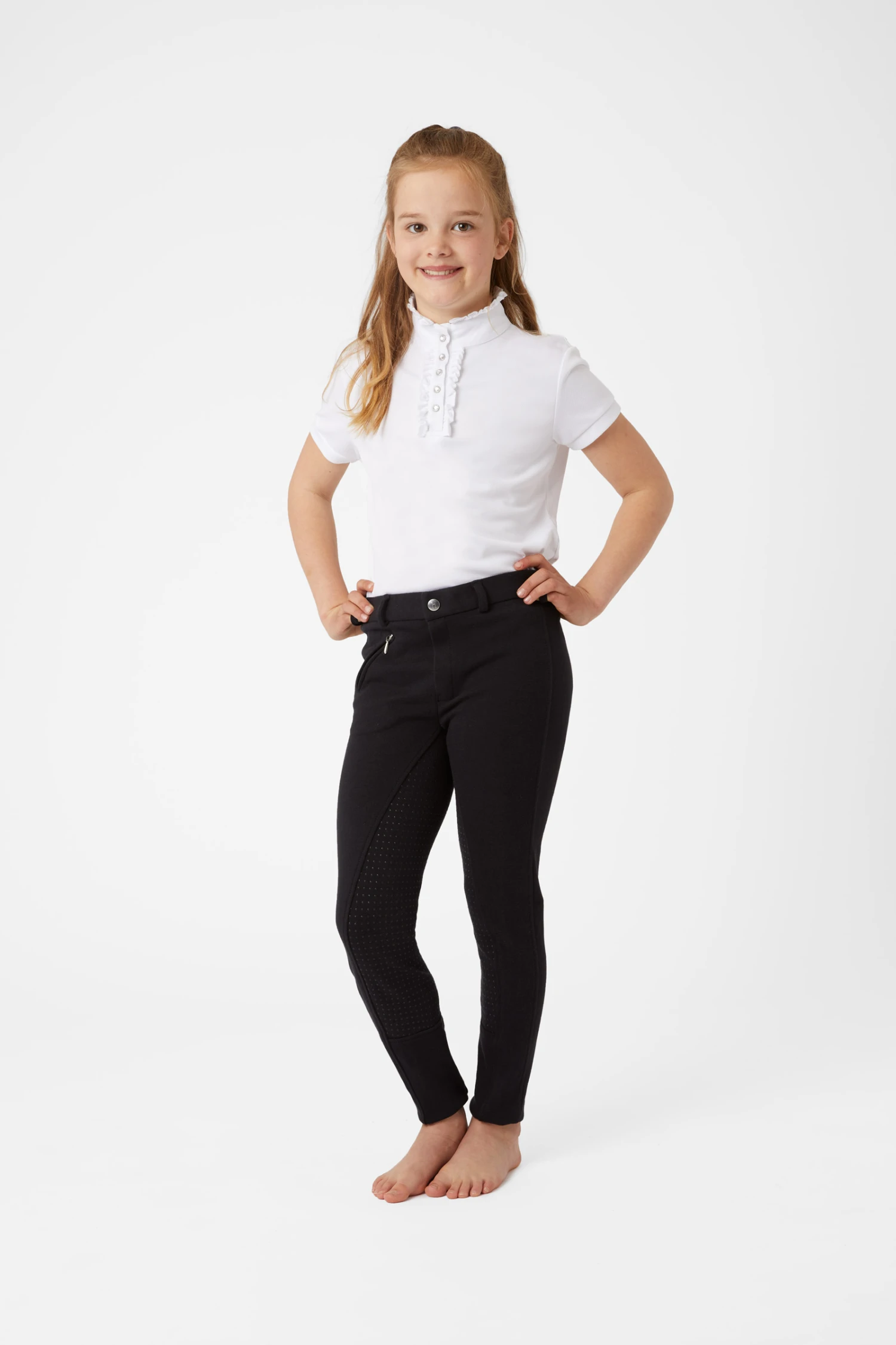 Horze Kids Active Silicone Grip Full Seat Breeches 3 Horze Kids Active Silicone Grip Full Seat Breeches - Image 3
