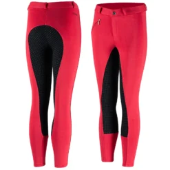 Horze Kids Active Silicone Grip Full Seat Breeches 26 Horze Kids Active Silicone Grip Full Seat Breeches -Equestrian Supplies 36278 CNRE BL 1