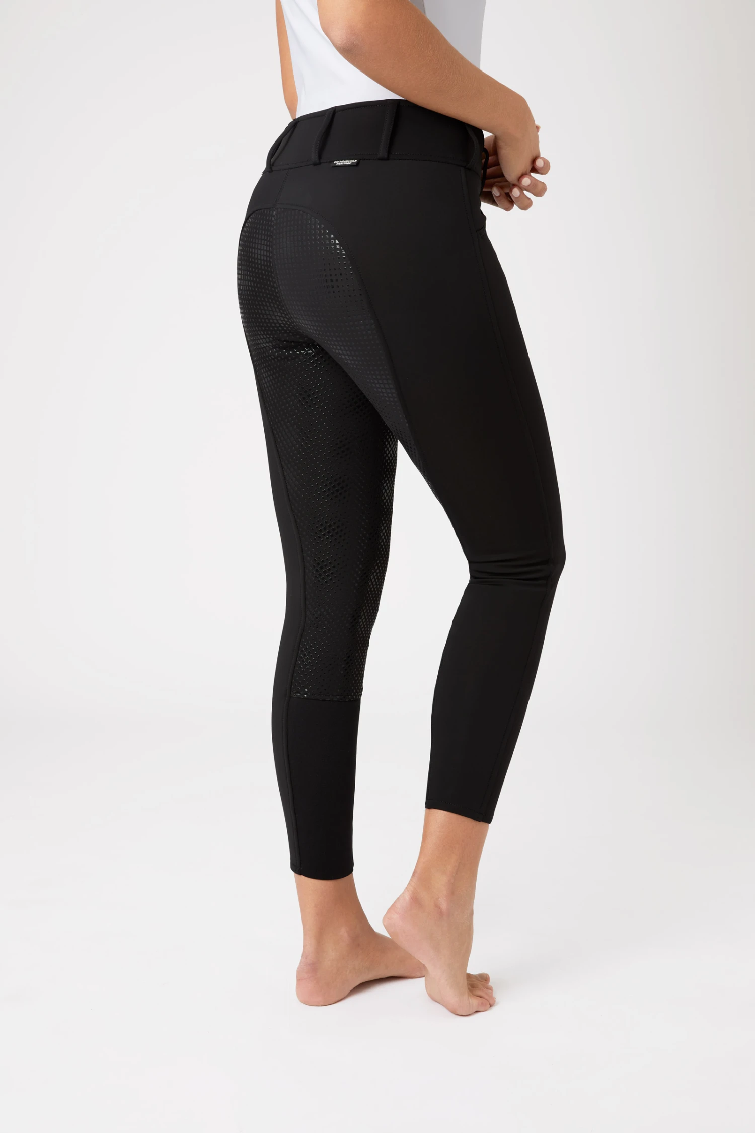 Horze Grand Prix Thermo Softshell Silicone FS Breeches For Women 2 Horze Grand Prix Thermo Softshell Silicone FS Breeches For Women - Image 2