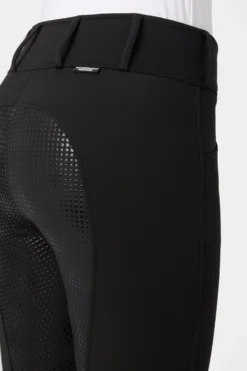 Horze Grand Prix Thermo Softshell Silicone FS Breeches For Women 24 Horze Grand Prix Thermo Softshell Silicone FS Breeches For Women -Equestrian Supplies 36608 BL 5