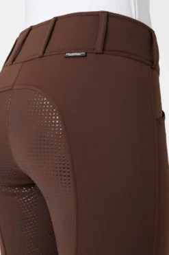 Horze Grand Prix Thermo Softshell Silicone FS Breeches For Women 36 Horze Grand Prix Thermo Softshell Silicone FS Breeches For Women -Equestrian Supplies 36608 MDBR 5
