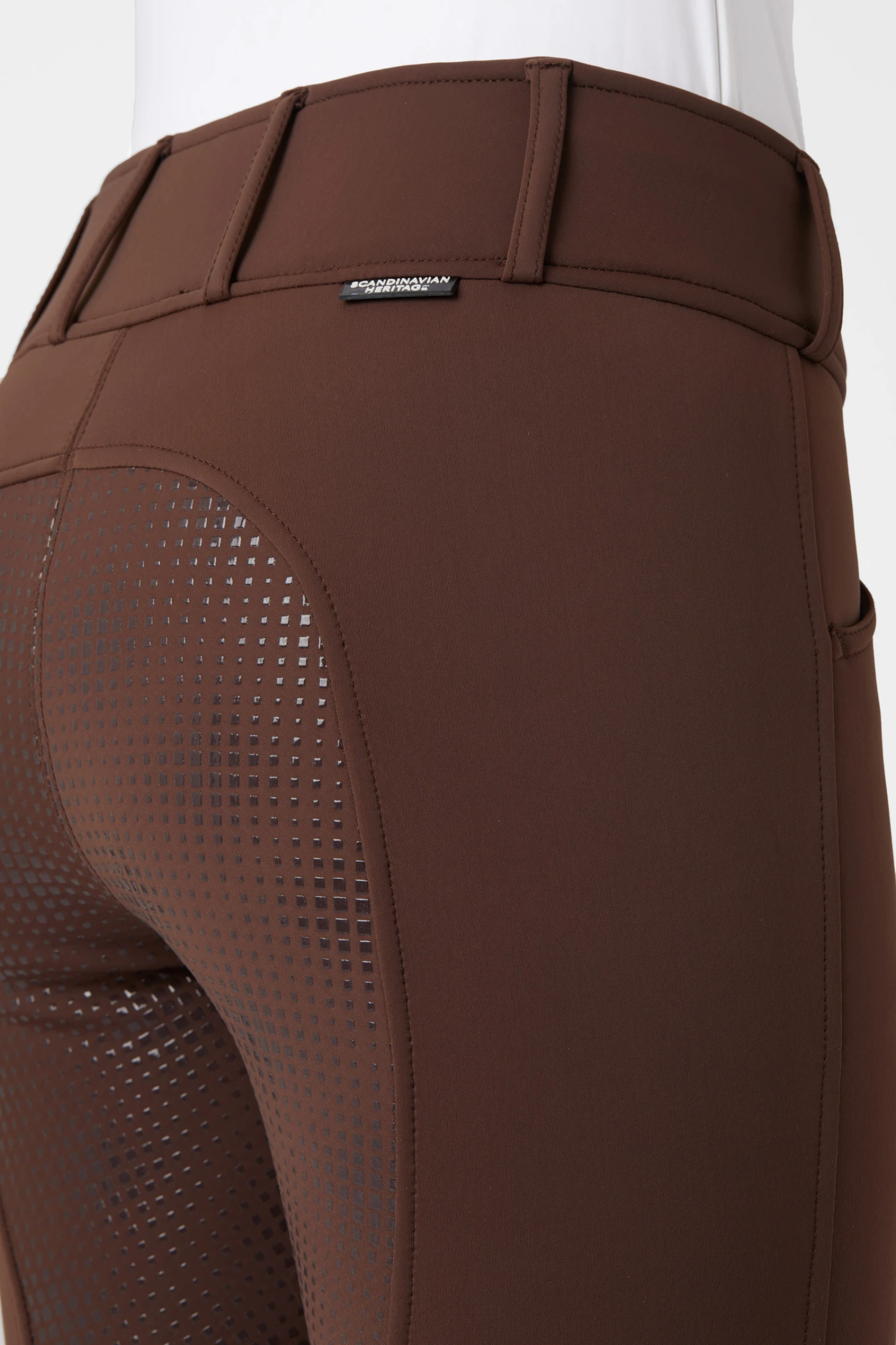 Horze Grand Prix Thermo Softshell Silicone FS Breeches For Women 17 Horze Grand Prix Thermo Softshell Silicone FS Breeches For Women - Image 17