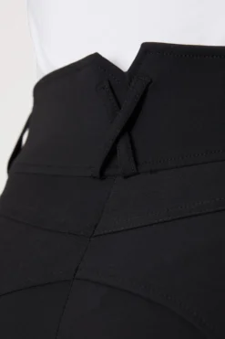 Horze Angelina Women's Lightweight Stretch Leather Knee Patch Breeches 22 Horze Angelina Women's Lightweight Stretch Leather Knee Patch Breeches -Equestrian Supplies 36618 BL 5