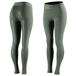Horze Madison Women's Silicone Full Seat Tights -Equestrian Supplies 36637 LDGR 1