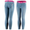 Horze Poppy Kids Denim Silicone Full Seat Breeches