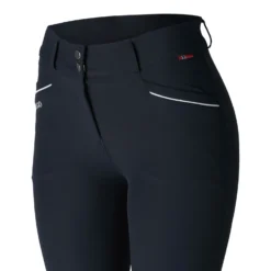 B Vertigo Patricia High Waist Breeches For Women With Silicone Knee Patch -Equestrian Supplies 36671 VDB WH 3