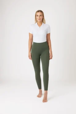 Horze Gillian Women's Full Seat Compression Tights 22 Horze Gillian Women's Full Seat Compression Tights -Equestrian Supplies 36673 BKGR 3