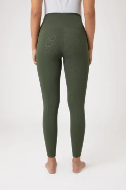 Horze Gillian Women's Full Seat Compression Tights 23 Horze Gillian Women's Full Seat Compression Tights -Equestrian Supplies 36673 BKGR 4