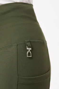 Horze Gillian Kids Full Seat Compression Tights -Equestrian Supplies 36675 BKGR 5