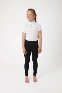 Horze Gillian Kids Full Seat Compression Tights -Equestrian Supplies 36675 BL 3