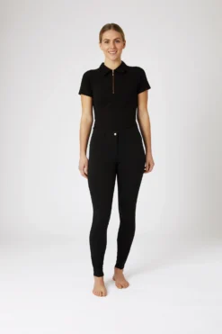 Horze Anna Women's Silicone Full Seat Breeches With Phone Pocket -Equestrian Supplies 36682 bl 03
