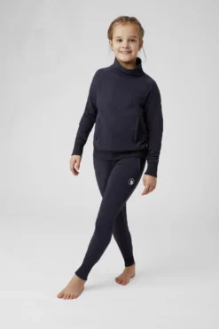 Horze Emmie Kids Organic Cotton Silicone Full Seat Riding Tights -Equestrian Supplies 36685 VDB 3