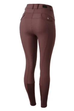 Horze Andrea High Waist Silicone Knee Patch Breeches For Woman
