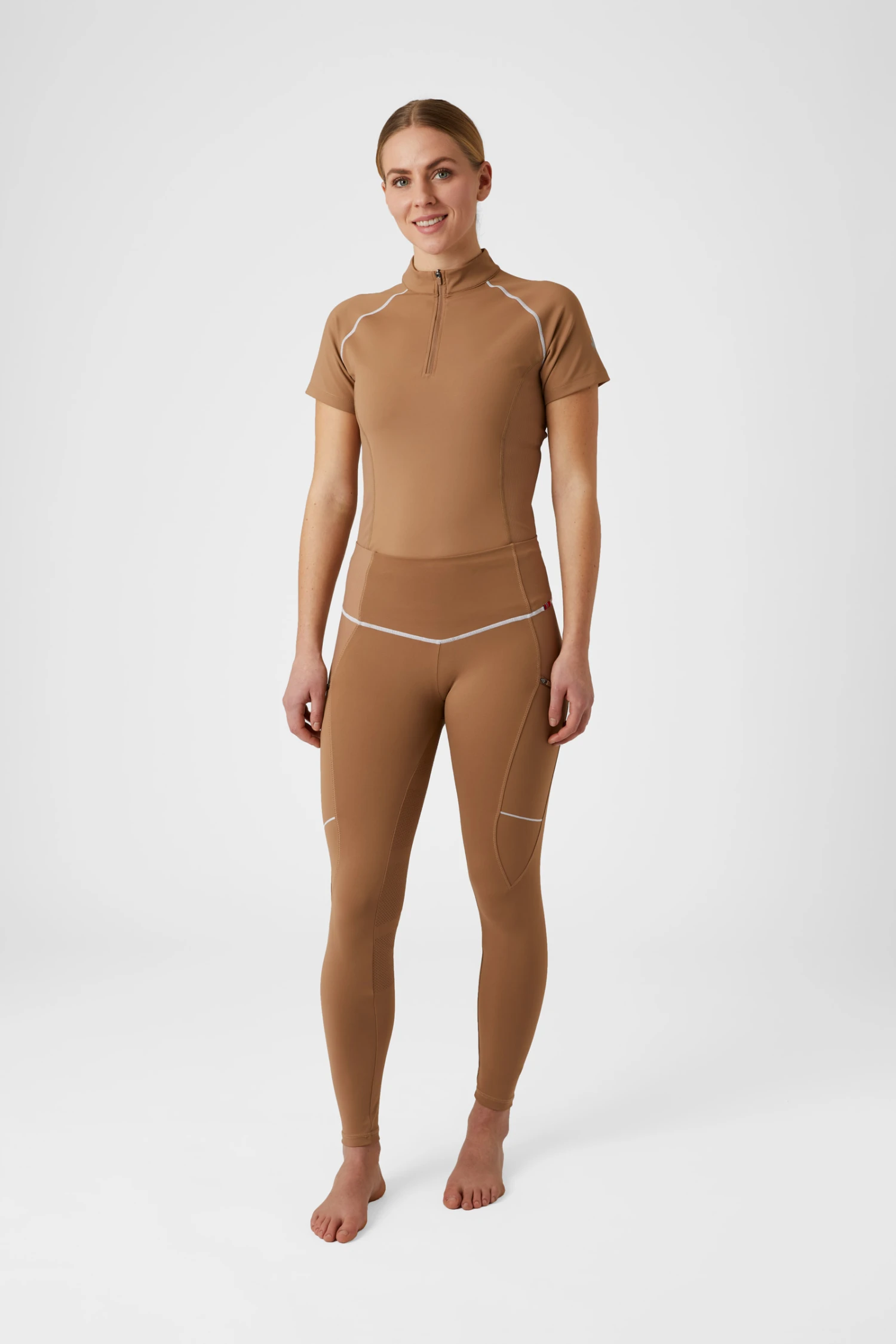 B Vertigo Adara Women's Silicone Full Seat Riding Tights With High Waist And Phone Pockets 12 B Vertigo Adara Women's Silicone Full Seat Riding Tights With High Waist And Phone Pockets - Image 12