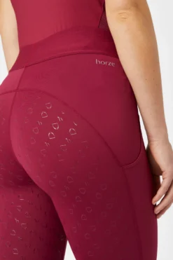 Horze Nadia Women's Silicone Full Seat Riding Tights With 4-Pockets -Equestrian Supplies 36694 ADPI 5