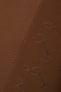 Horze Sagira Women's Silicone Full Seat Riding Tights With Gold Detail -Equestrian Supplies 36701 BDBR 7