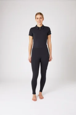 Horze Sagira Women's Silicone Full Seat Riding Tights With Gold Detail -Equestrian Supplies 36701 VDB 3