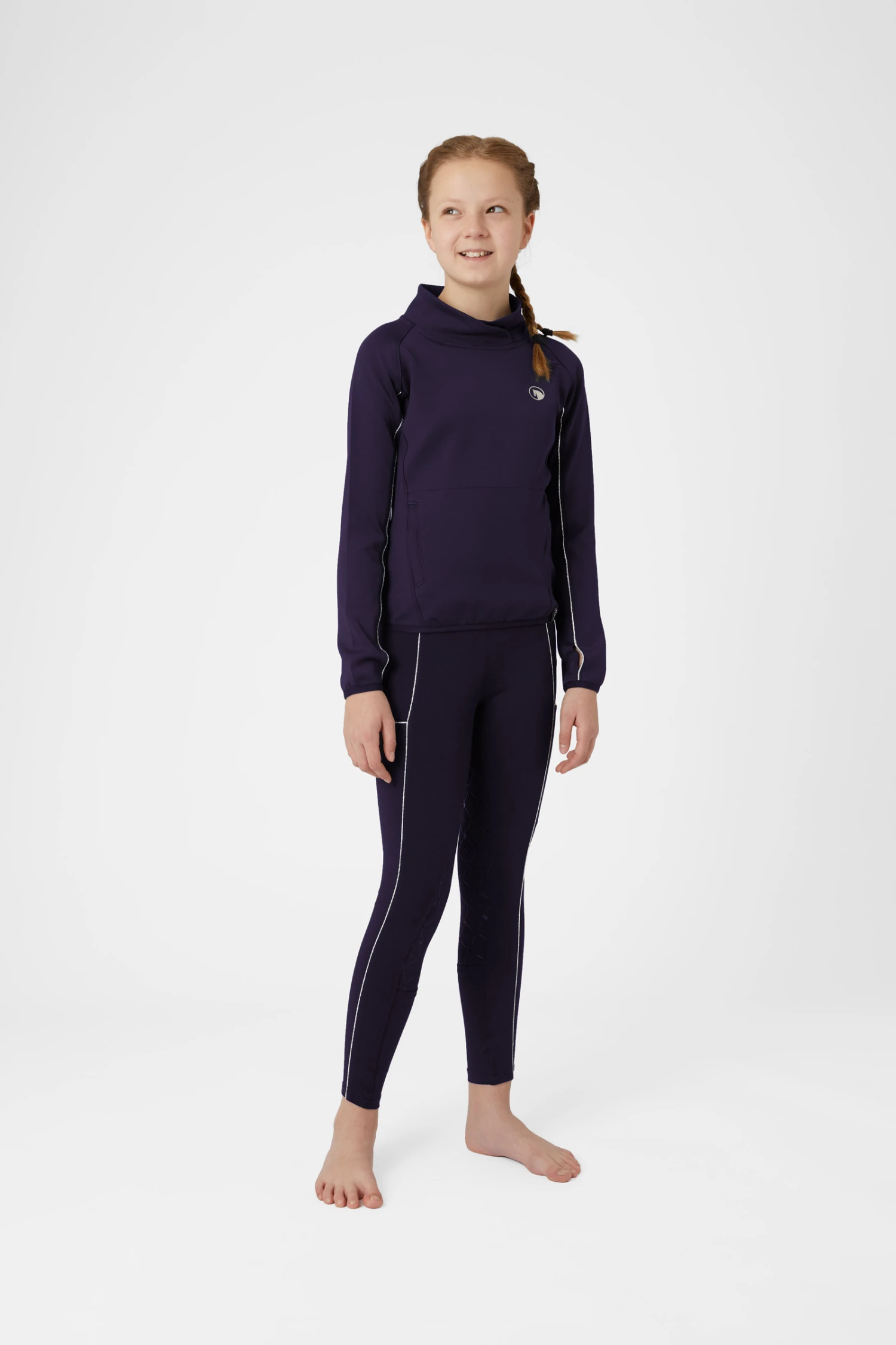 Horze Ella Kids Functional Riding Tights 10 Horze Ella Kids Functional Riding Tights - Image 10