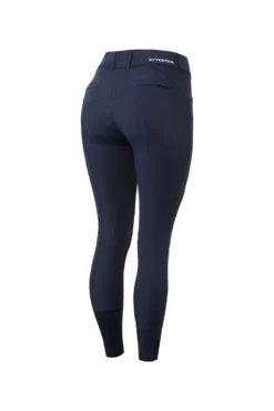 B Vertigo Davina Women's Mid-Rise Knee Patch Breeches With Phone Pockets