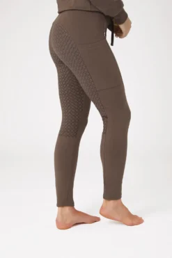 Horze Jade Women's Cotton Stretch Full Grip Riding Tights -Equestrian Supplies 36729 FRBR 2
