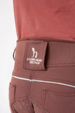 Horze Leighton Teens Silicone Full Grip Breeches With Phone Pocket -Equestrian Supplies 36746 rrbr 06