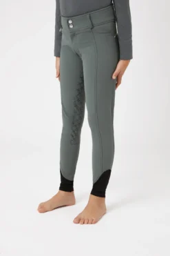 Horze Leighton Teens Silicone Full Grip Breeches With Phone Pocket -Equestrian Supplies 36746 udgr 04