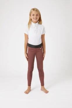 Horze Leighton Teens Silicone Full Grip Riding Tights With Warm Lining -Equestrian Supplies 36750 RRBR 3